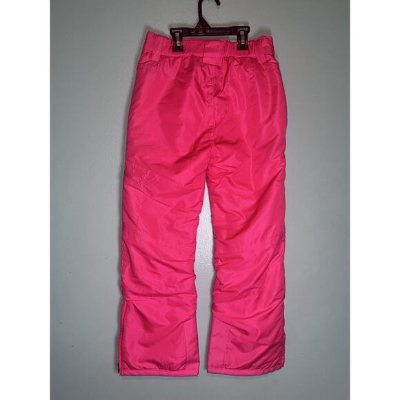 Attic Quest Insulated Snow Pants Girls Hit Pink Size 7/8 - Picture 4 of 6